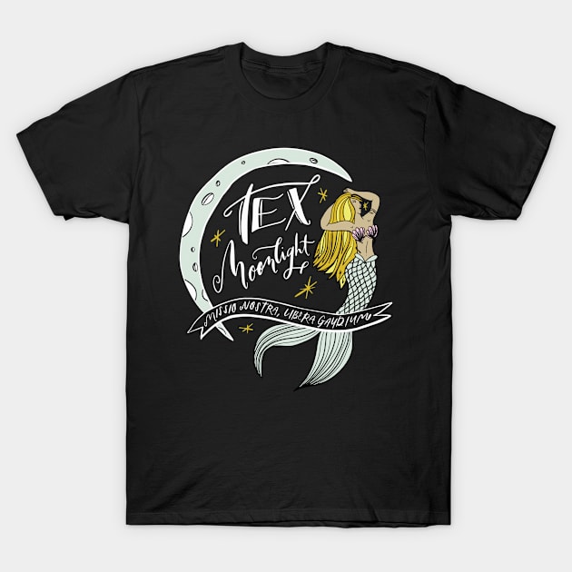 Tex Moonlight Logo Tee T-Shirt by texmoonlight